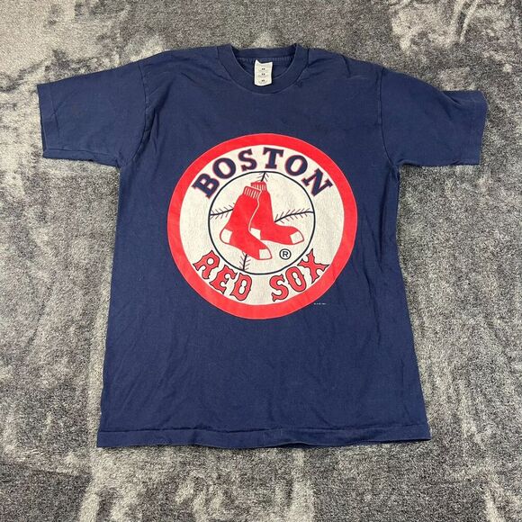 Fruit of the Loom Navy Blue Boston Red Sox Tee - Picture 1 of 14